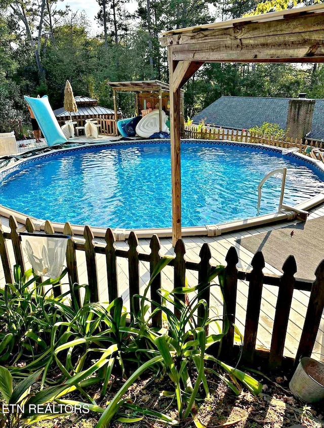 view of pool