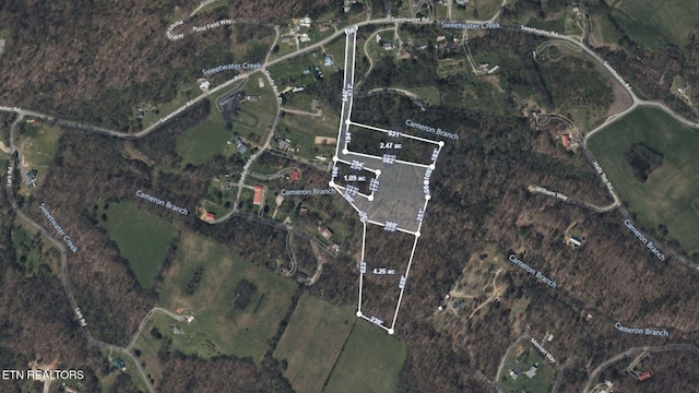 1312 Sweetwater Rd, Newport, TN 37821 - aerial view of property's location
