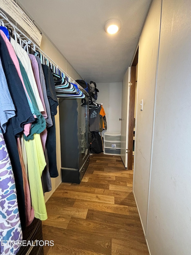 593 Cane Creek Mountain Rd, Tellico Plains, TN 37385 - walk in closet with wood finished floors