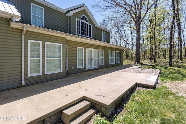 exterior space featuring a patio