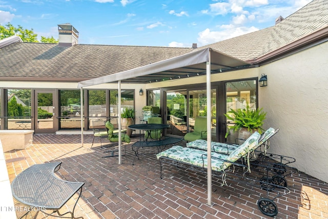 view of patio