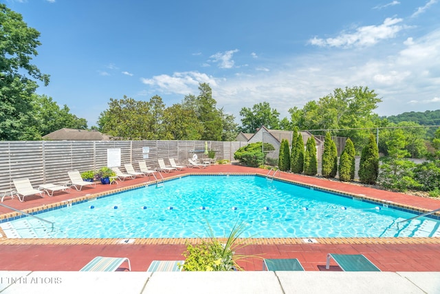 view of pool