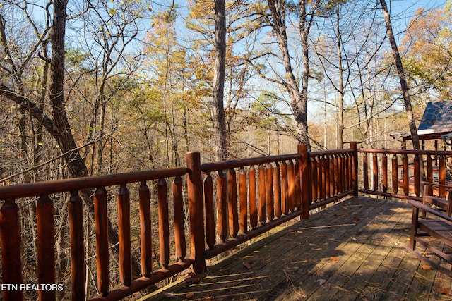 view of deck