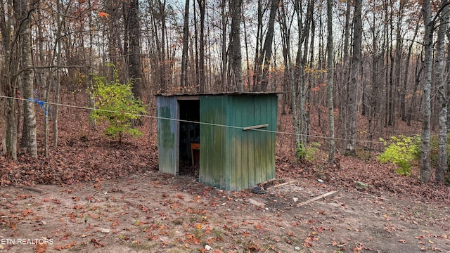 view of outbuilding