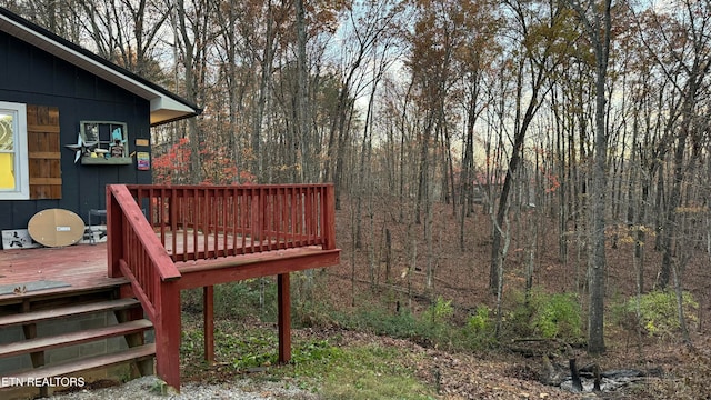 view of deck