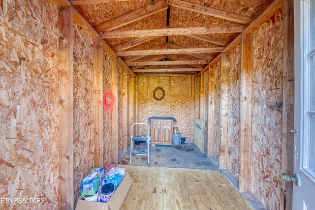 view of storage room