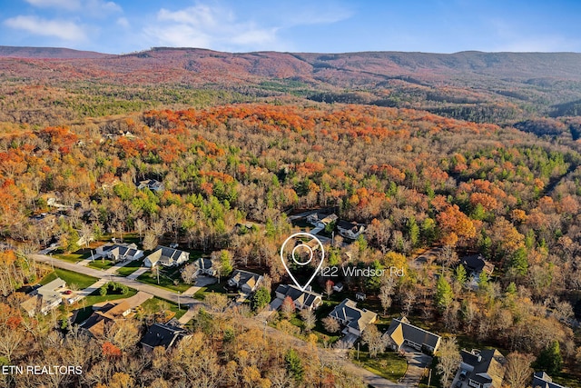 122 Windsor Rd, Crossville, TN 38558 - birds eye view of property featuring a mountain view