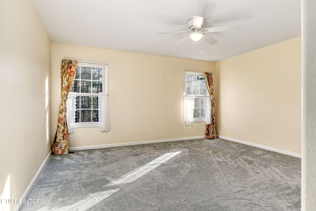 122 Windsor Rd, Crossville, TN 38558 - carpeted empty room with ceiling fan and a healthy amount of sunlight