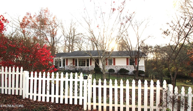 view of front of house