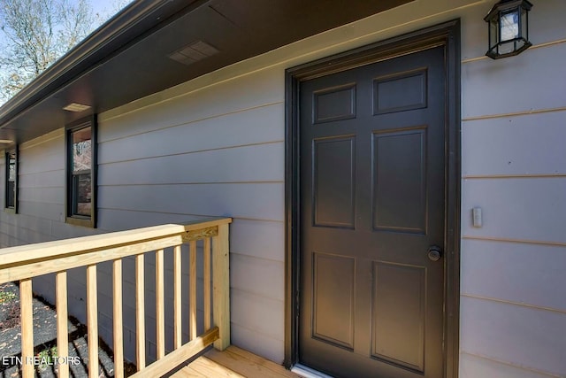 view of entrance to property