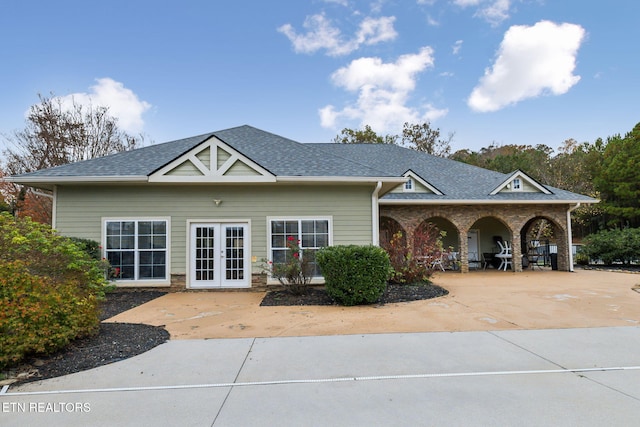 view of front of house