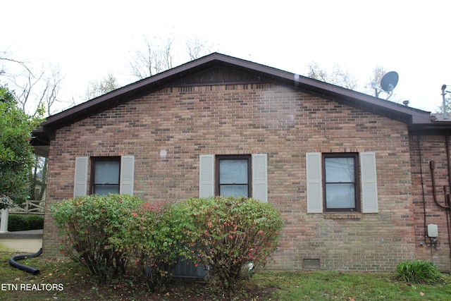 view of side of property