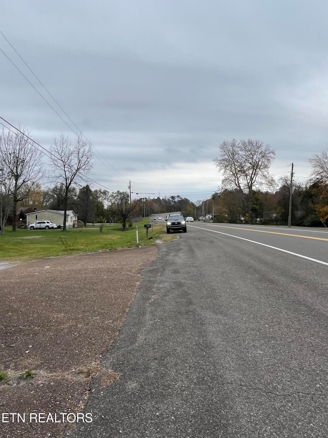 view of road