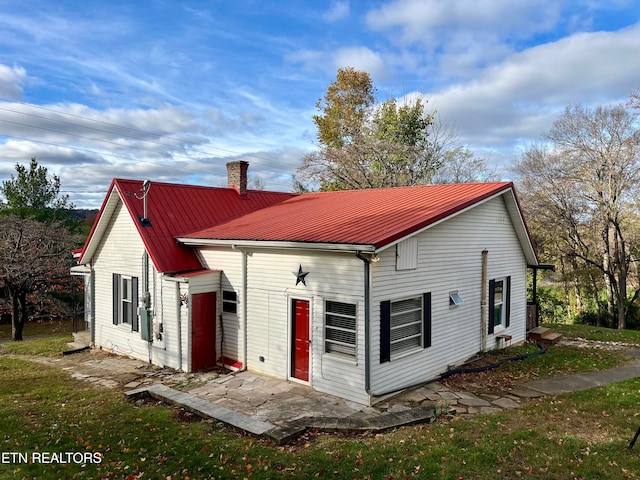 view of back of property