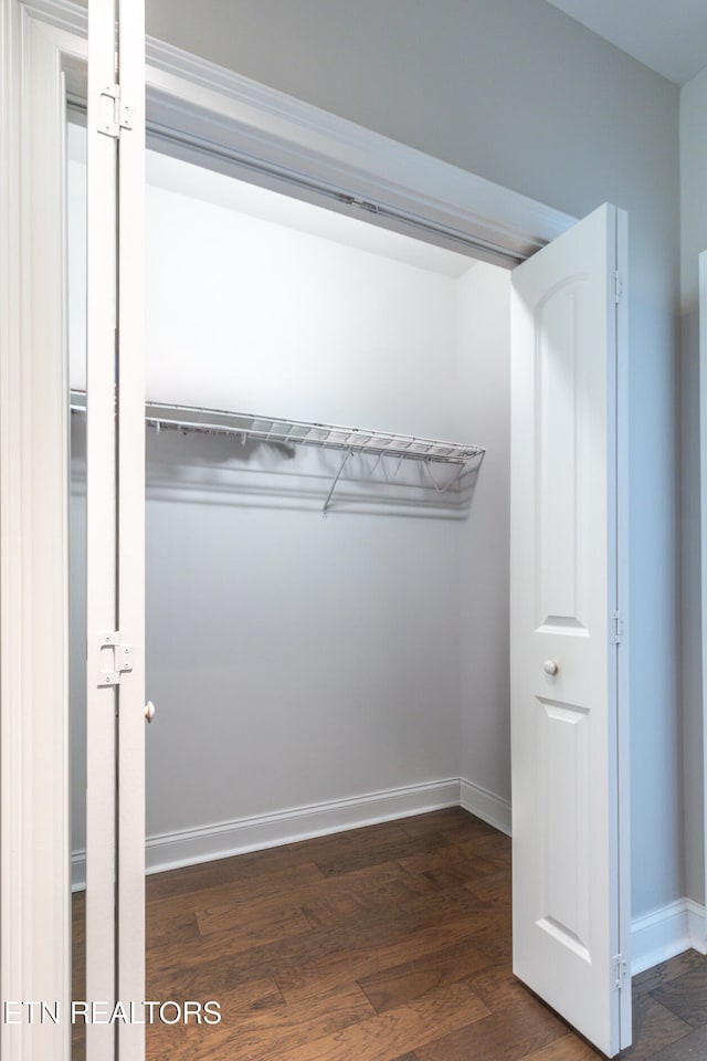 view of closet