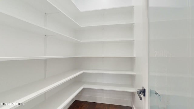 view of pantry