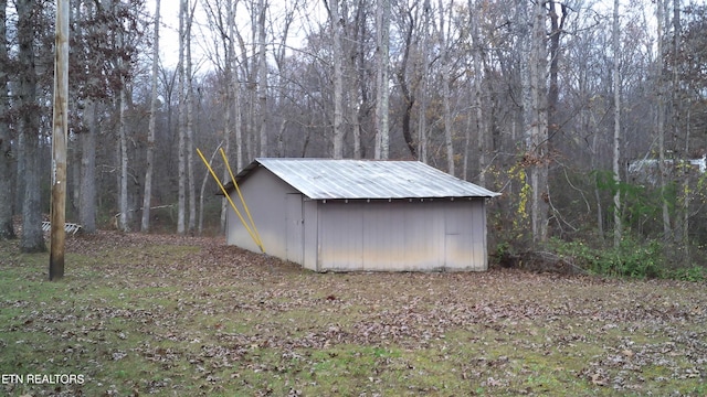 view of outbuilding