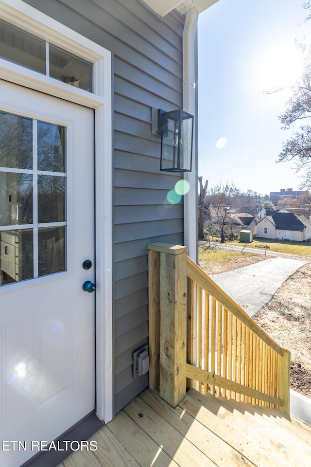 view of entrance to property