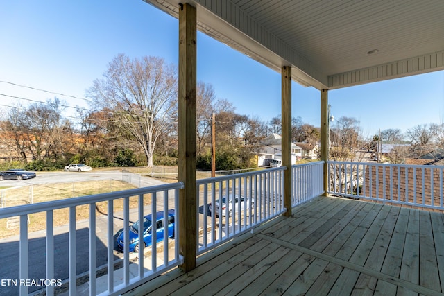 view of deck