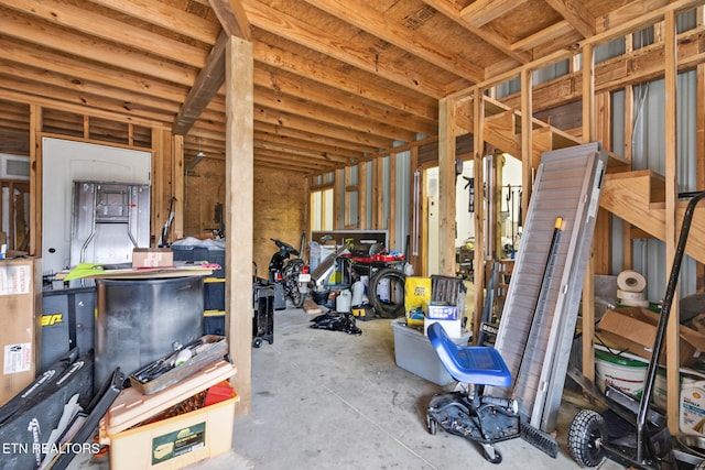 view of basement