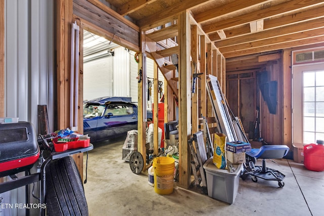 miscellaneous room featuring concrete floors