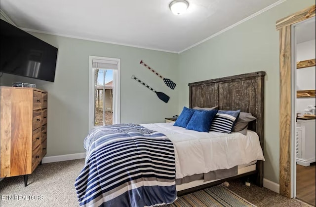 1448 Dover Ln, Dandridge, TN 37725 - bedroom with crown molding and carpet