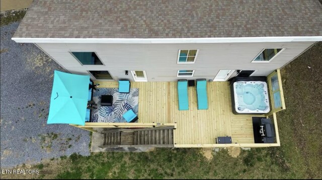 1448 Dover Ln, Dandridge, TN 37725 - view from above of property