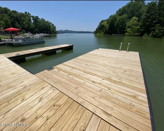 1448 Dover Ln, Dandridge, TN 37725 - dock with a water view