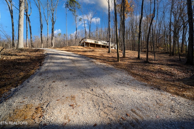 view of road