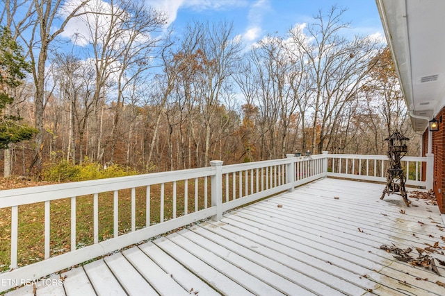 view of deck