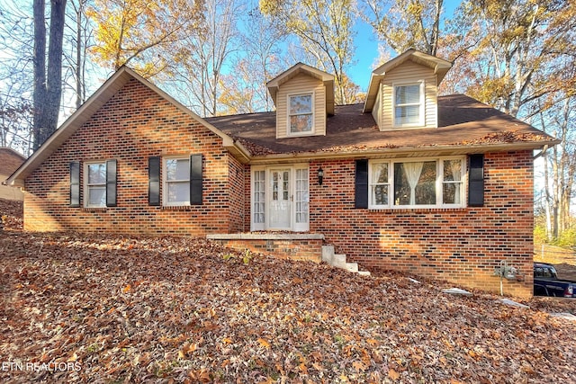 view of front of home with french doors