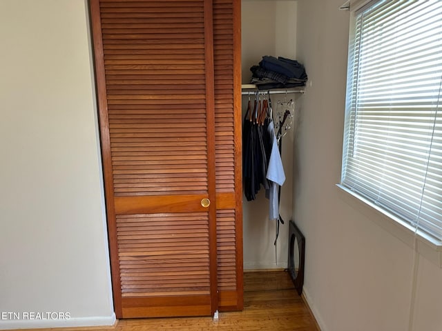 view of closet