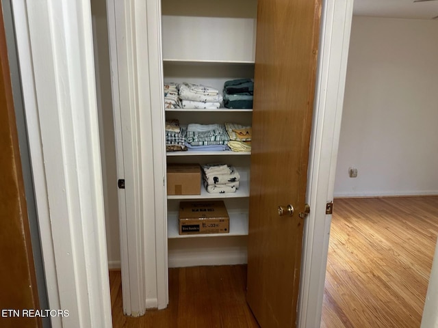 view of closet