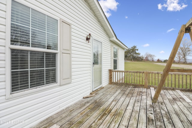 view of deck