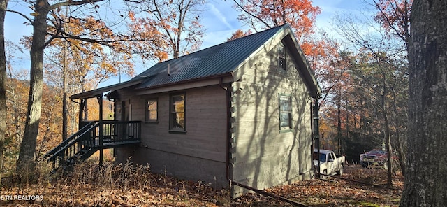 view of side of home