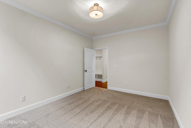 12033 Deer Crossing Dr, Knoxville, TN 37932 - spare room with crown molding and carpet