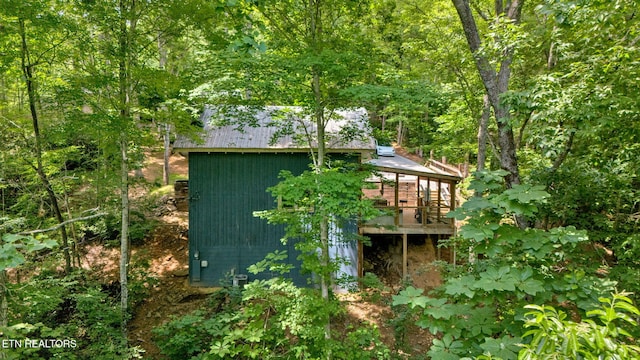 view of outbuilding