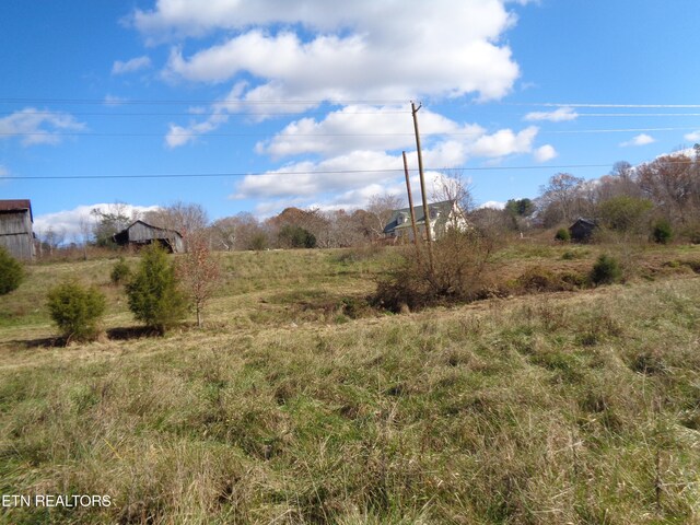 view of yard featuring a rural view