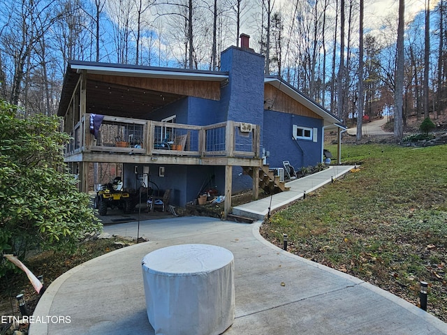 view of rear view of house