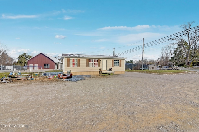 view of manufactured / mobile home