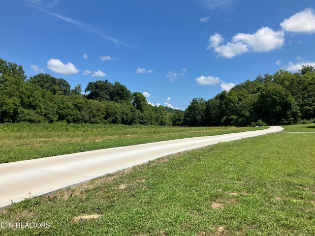 view of road