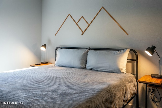 bedroom with carpet floors