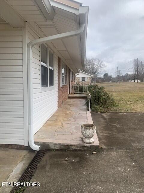 view of home's exterior featuring a patio area