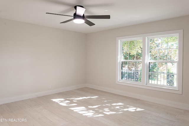 12000 S Fox Den Dr, Knoxville, TN 37934 - unfurnished room with light wood finished floors and ceiling fan