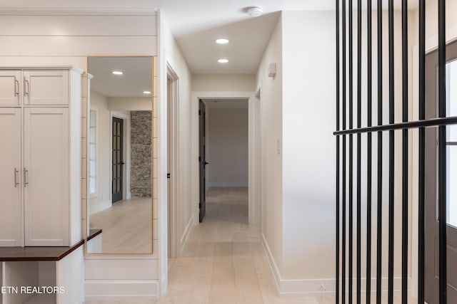 12000 S Fox Den Dr, Knoxville, TN 37934 - hall with recessed lighting and baseboards