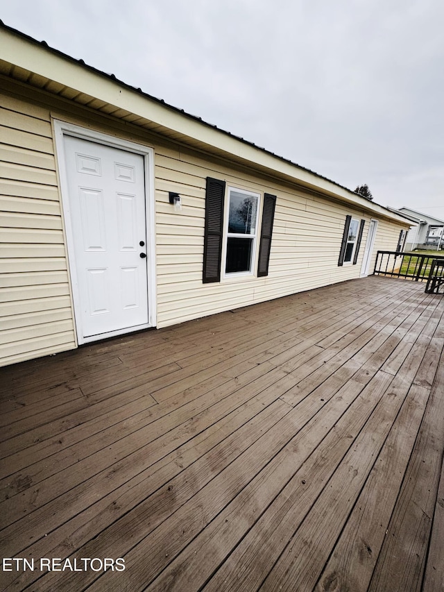 view of deck