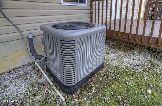 exterior details with central AC unit