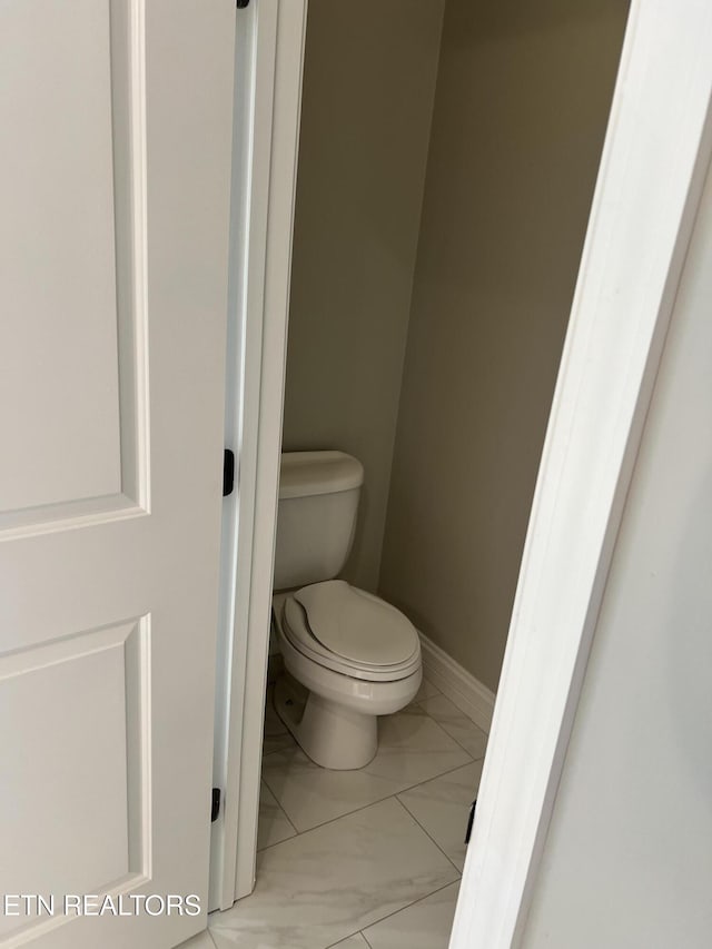 bathroom with toilet