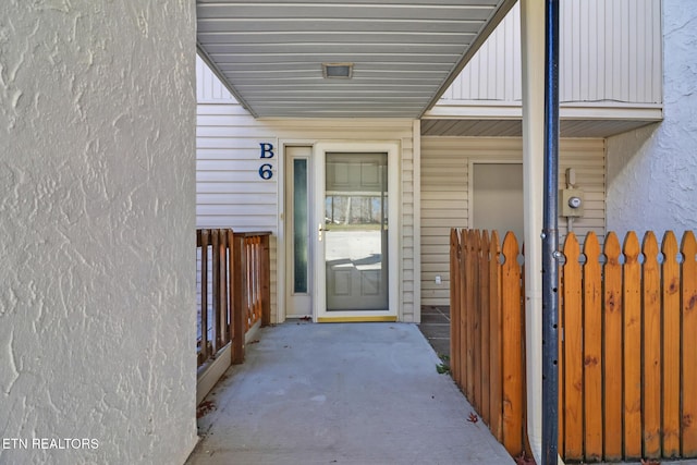 view of entrance to property