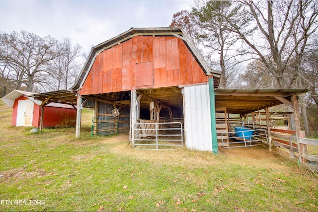 view of stable